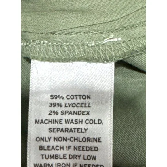 CASLON Green Crop Utility Jacket SMALL - Picture 7 of 10